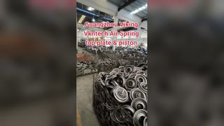 Hoe worden de bovenplaat en de zuiger van de luchtveer geproduceerd?