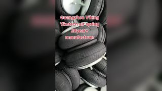 gekrulde luchtveer na lektest