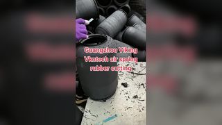 hoe rubber snijden? kom het luchtrubbersnijden controleren