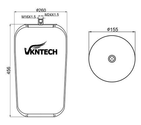 TRUCK LUCHTVEREN VOOR MERCEDES BENZ A 946.320.39.21 Contitech 4737NP22 VERVANGEN DOOR VKNTECH 1K4757SA MERCEDES BENZ A 946.320.39.21 Contitech 4737NP22 ZONDER ZUIGER
