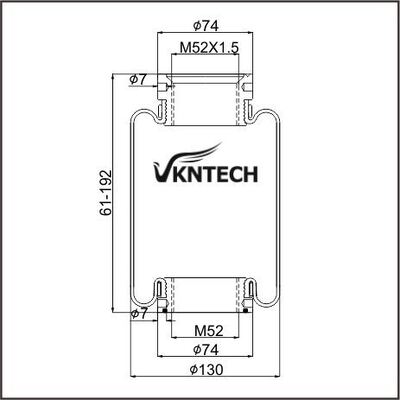 FIRESTONE W02-358-7007 vervangen door VKNTECH 1S7007